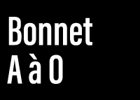 BONNET A À O - Fond Noir