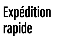 EXPÉDITION RAPIDE - Fond Blanc