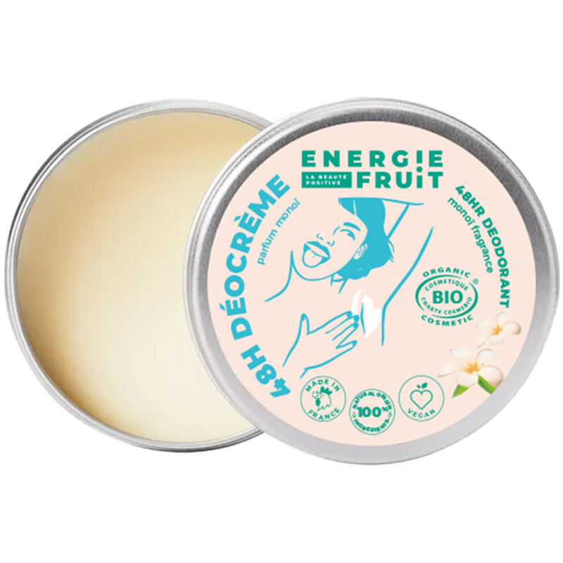 Déodorant crème bio 48h - Monoï - 45 g