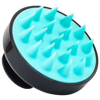 Brosse pour shampoing 2-en-1 - Silicone