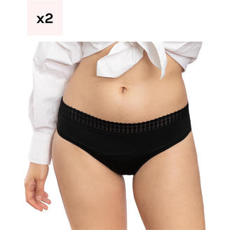 Warner's - Culotte haute avec dentelle no muffin top