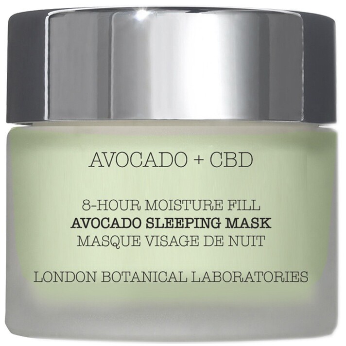 Masque de nuit hydratant & antioxydant - Avocat & CBD - 50 ml