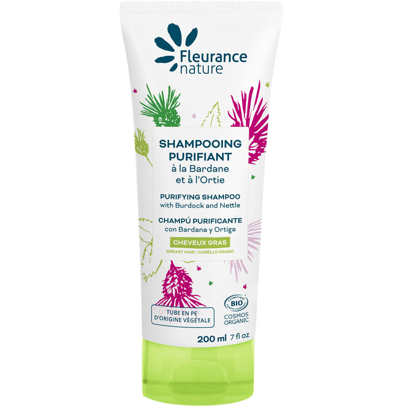 Shampoing purifiant bio - Bardane & ortie - Cheveux gras - 200 ml