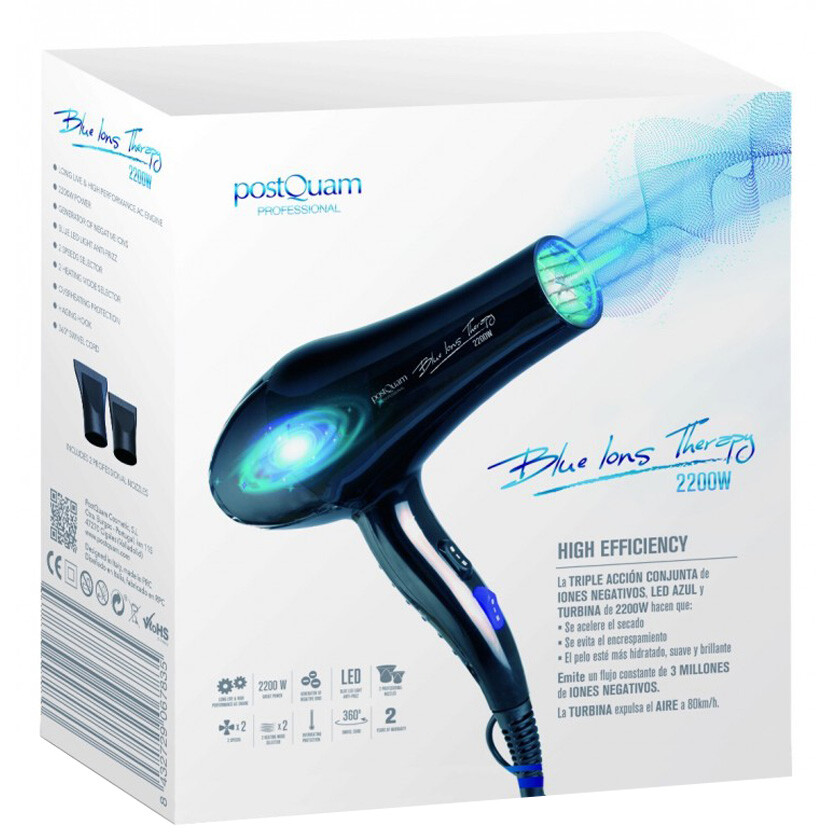 Sèche Cheveux Triple Fonction Ionique 2200W