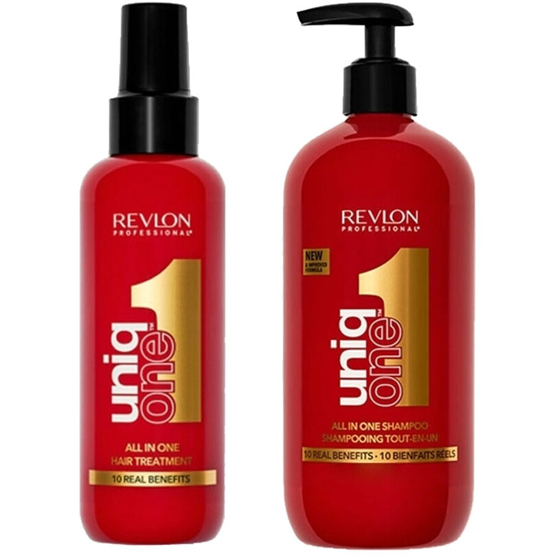Shampoing & traitement - UniqOne - Tous types de cheveux - 2 soins