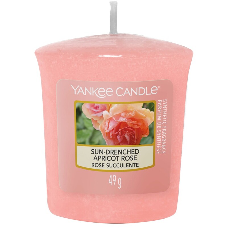 Bougie votive - Sun-drenched apricot rose - 49 g