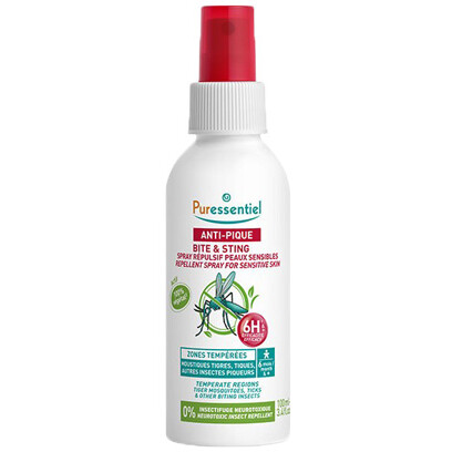 Spray répulsif anti-pique zone tempérées - Eucalyptus citronné - Famille - 100ml