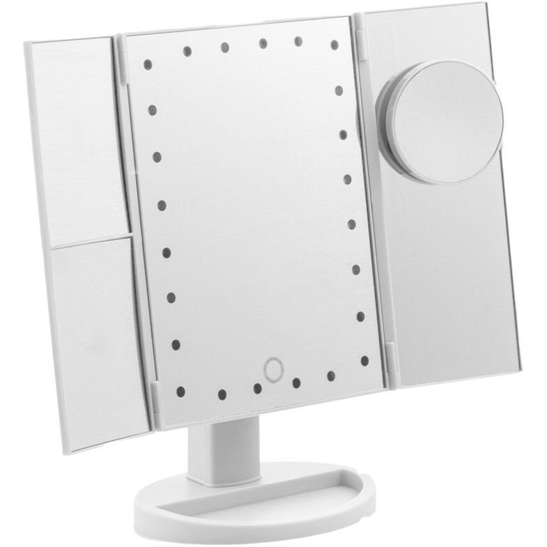 Miroir de table LED 4-en-1