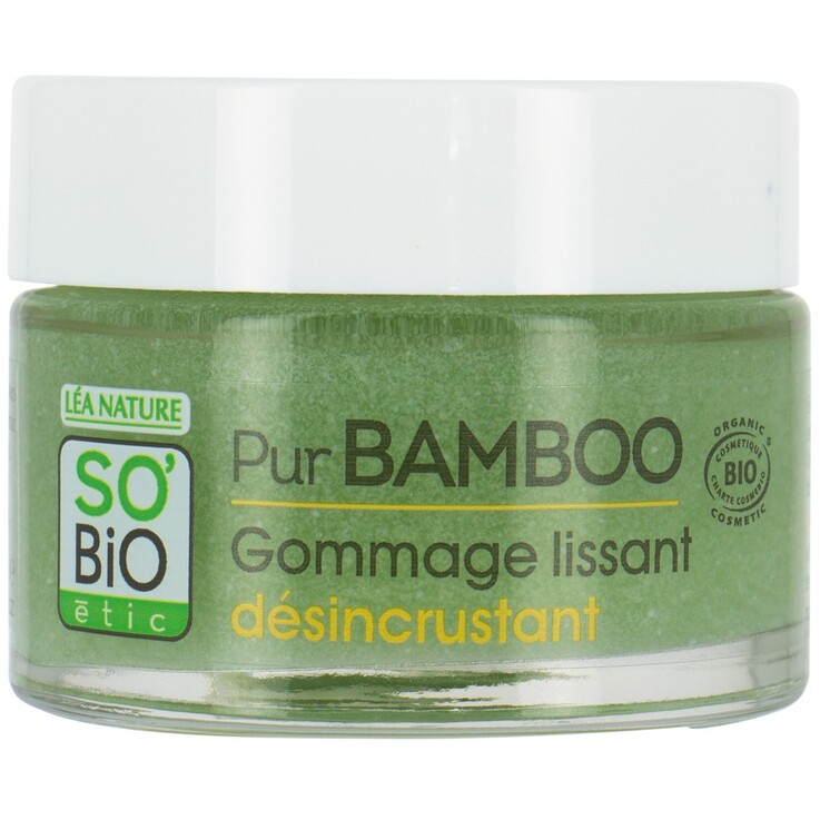 Gommage lissant désincrustant bio - Visage - Pur Bamboo - 50 ml