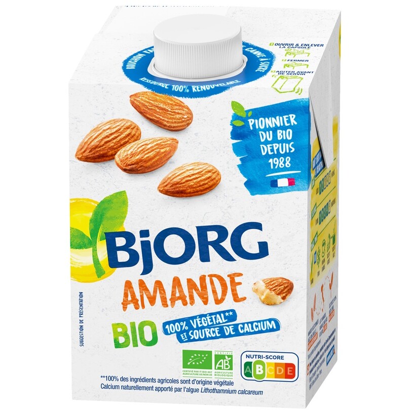 Boisson végétale bio - Amande - 500 ml