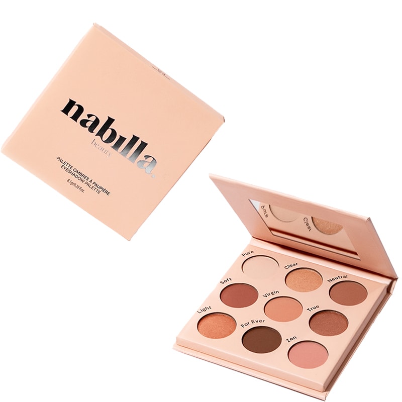 Palette de 9 ombres à paupières - Beige nude 04