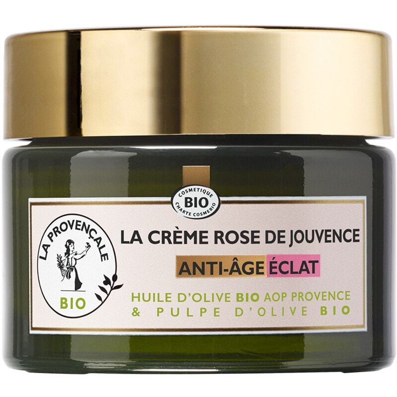 Crème anti-âge éclat bio - Huile & pulpe d'olive - Peaux matures - 50 ml
