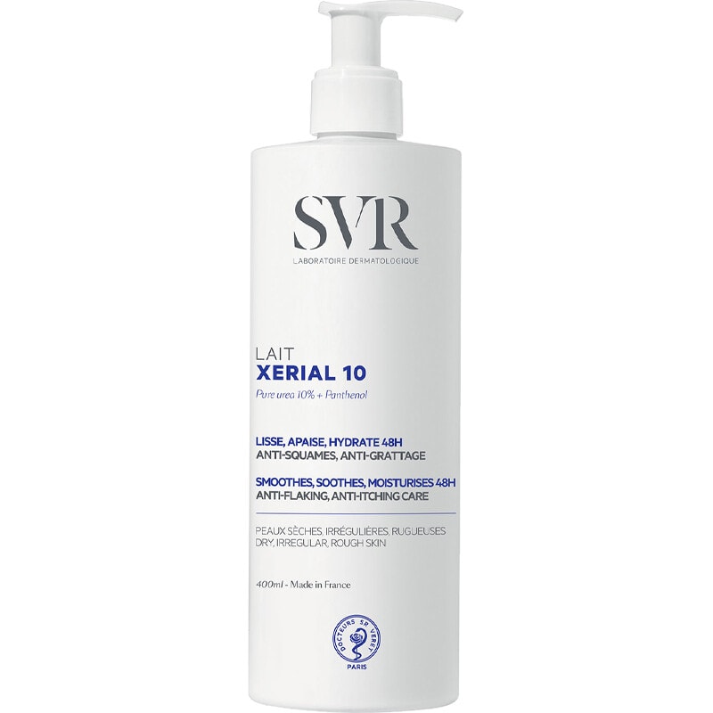 Lait anti-squames apaisant - Xerial 10 - Peaux sèches & sensibles - Corps - 400 ml