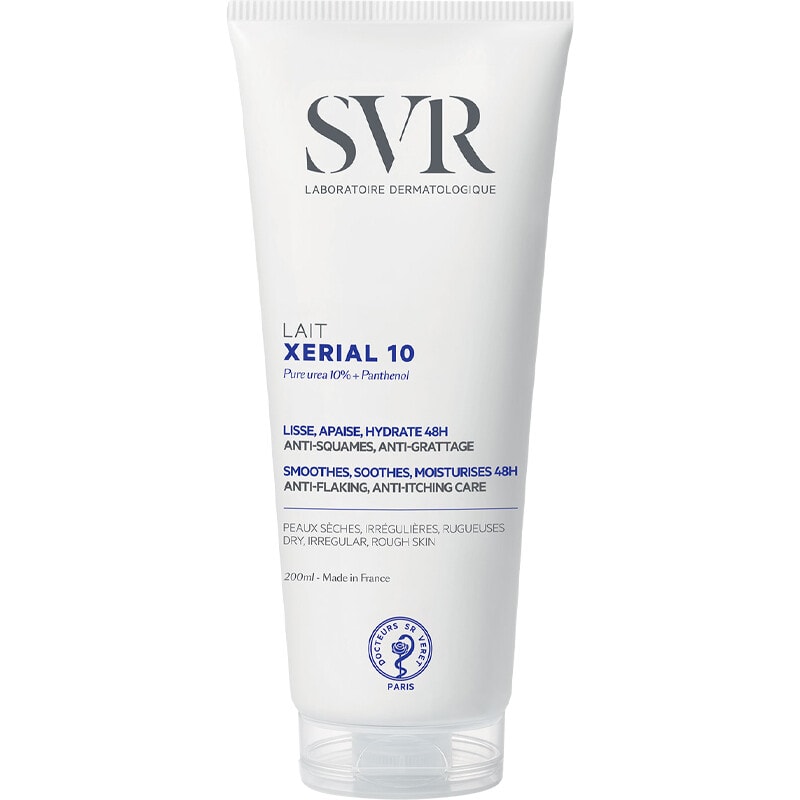 Lait anti-squames apaisant - Xerial 10 - Peaux sèches & sensibles - Corps - 200 ml