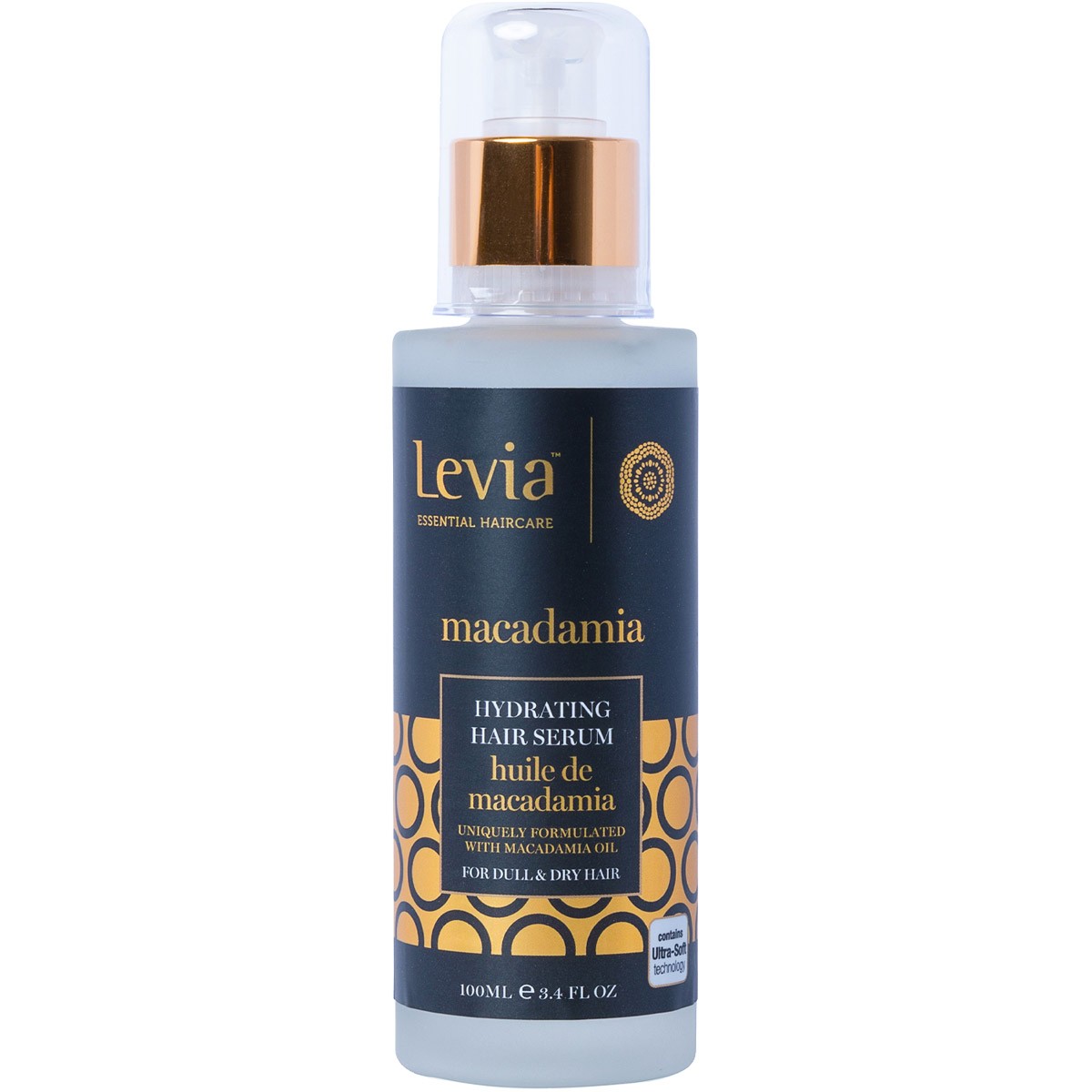 Sérum hydratant - Huile de macadamia - Cheveux secs & ternes - 100 ml