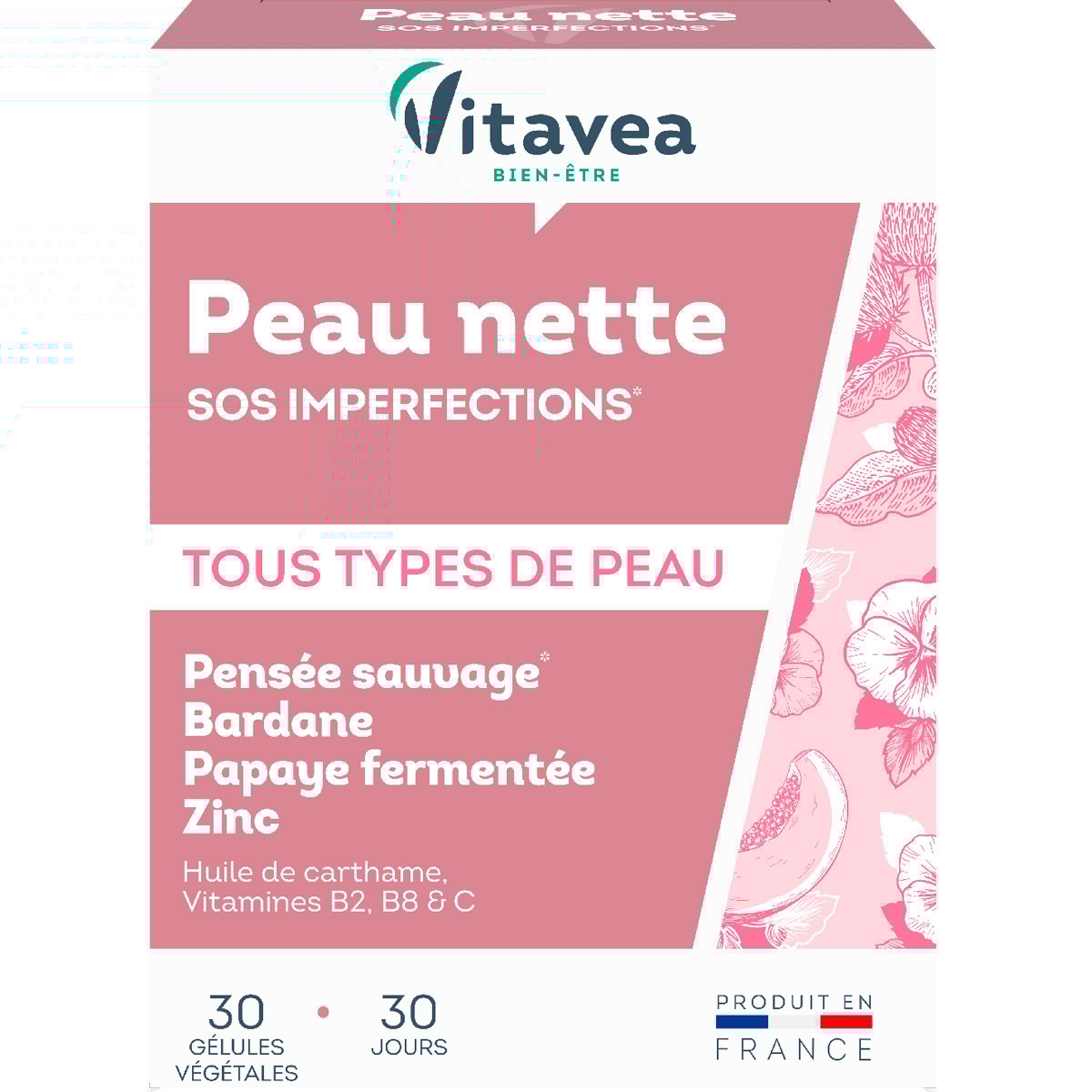 Cure peau nette - Pensée sauvage - 1 mois