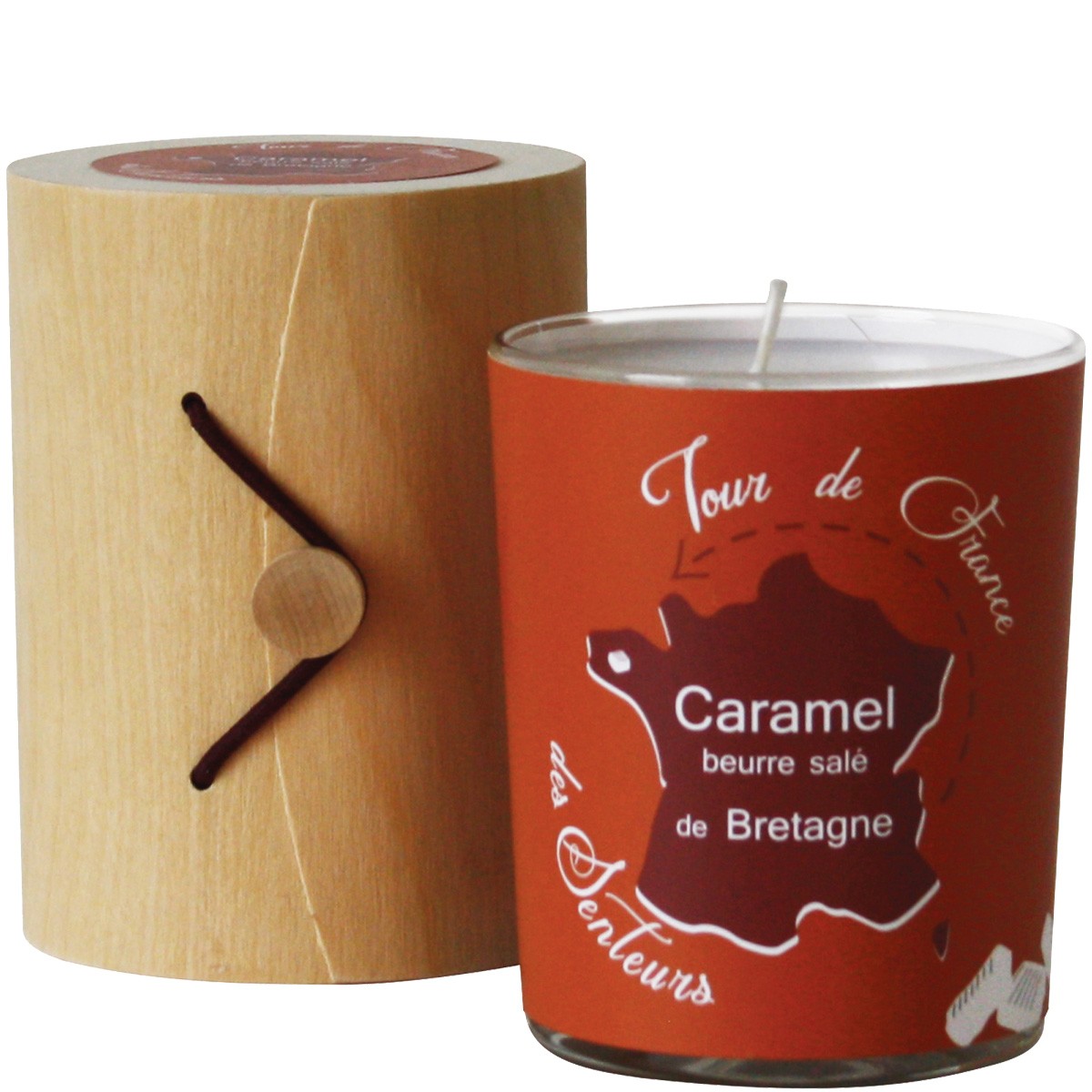 Bougie parfumée - Caramel beurre salé - Caramel & amande - 180 g