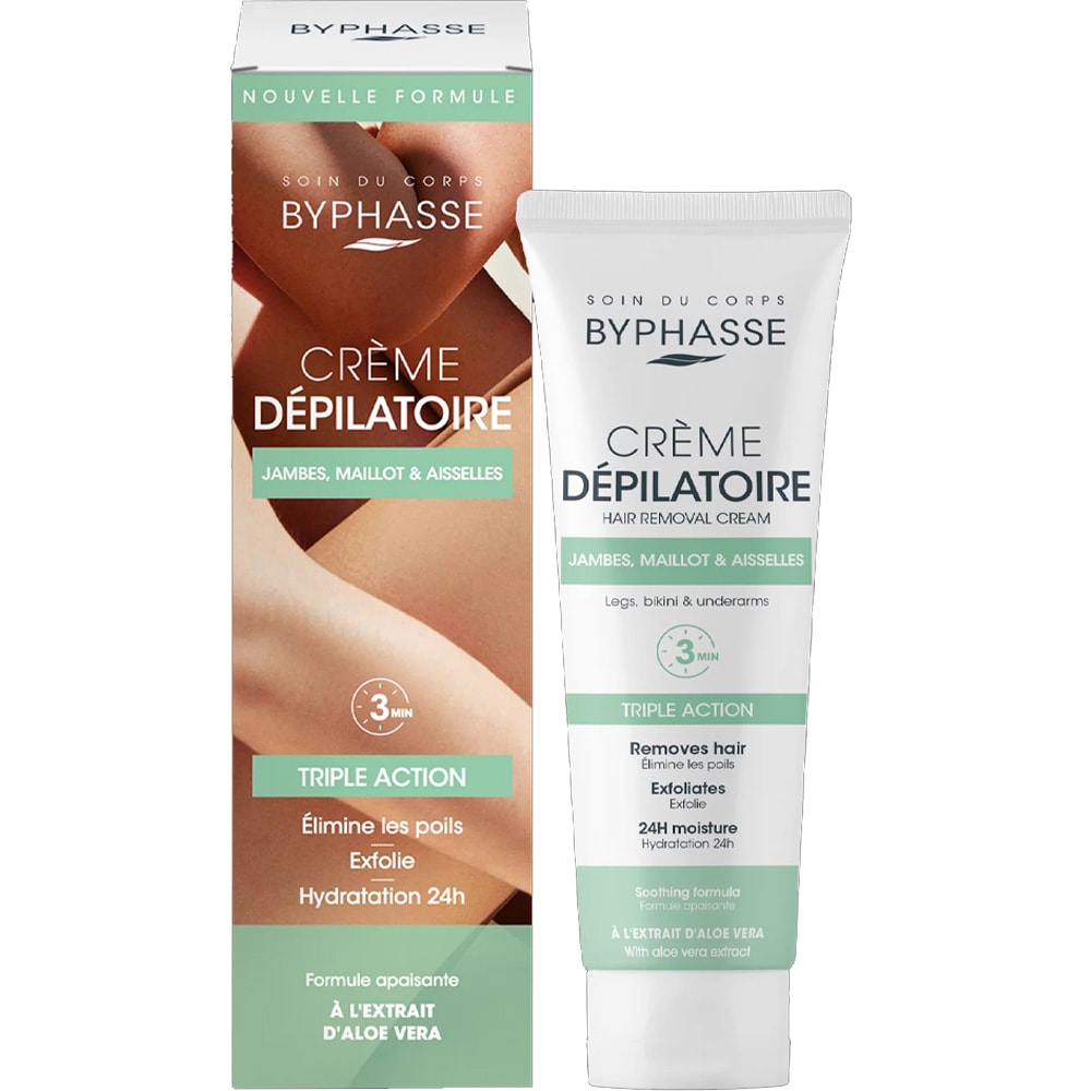 Crème dépilatoire - Aloe vera - Corps - 125 ml