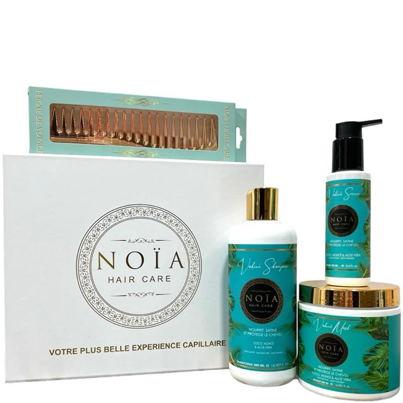 Coffret prestige - Routine nourrissante - Huile de coco, monoï & aloe vera - Cheveux colorés - 4 produits