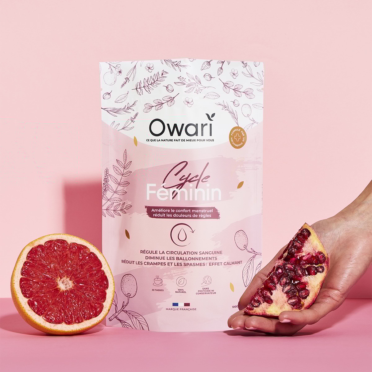 Infusion naturelle  - Cycle féminin - 15 jours