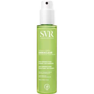 Spray corporel anti-imperfections - Acide salicylique & niacinamide - Sebiaclear - Peaux à tendance acnéique - 150 ml