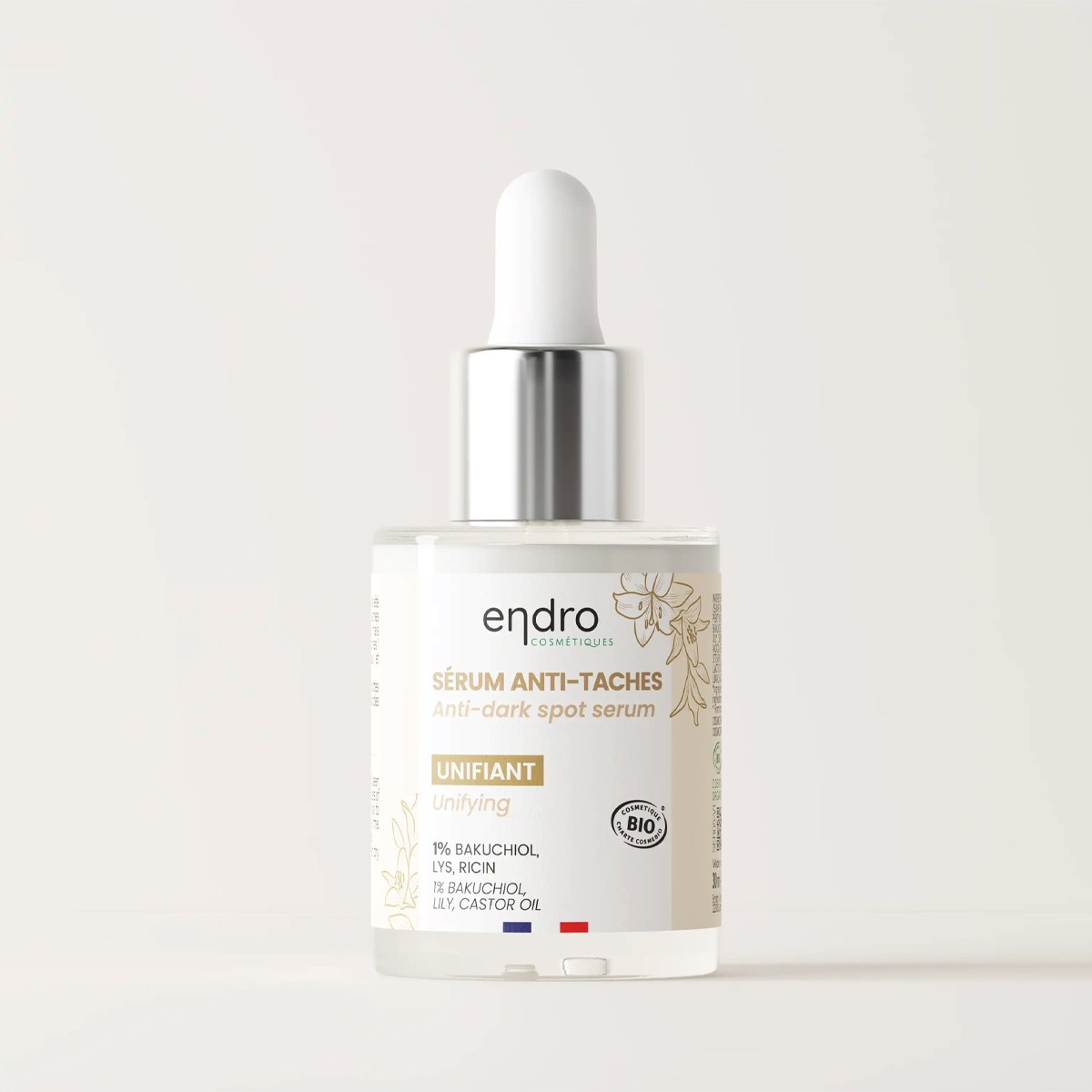 Sérum anti-taches bio - Bakuchiol 1 % - Visage - 30 ml