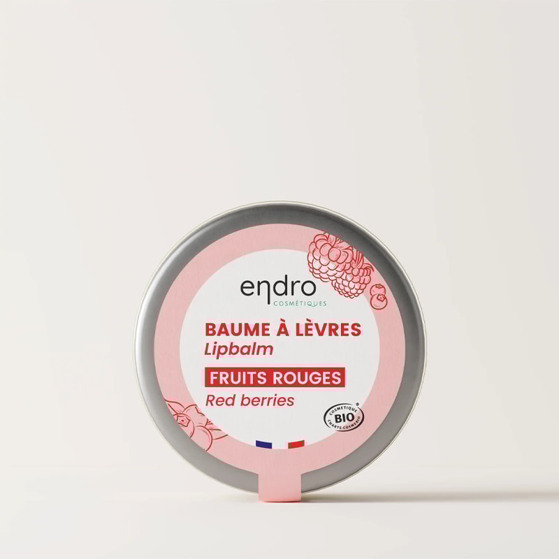 Baume à lèvres bio - Fruits rouges - 15 ml