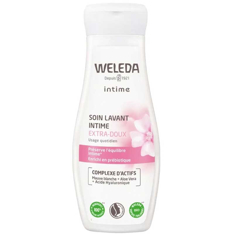 Soin lavant intime extra-doux - Acide hyaluronique & aloe vera - 200 ml