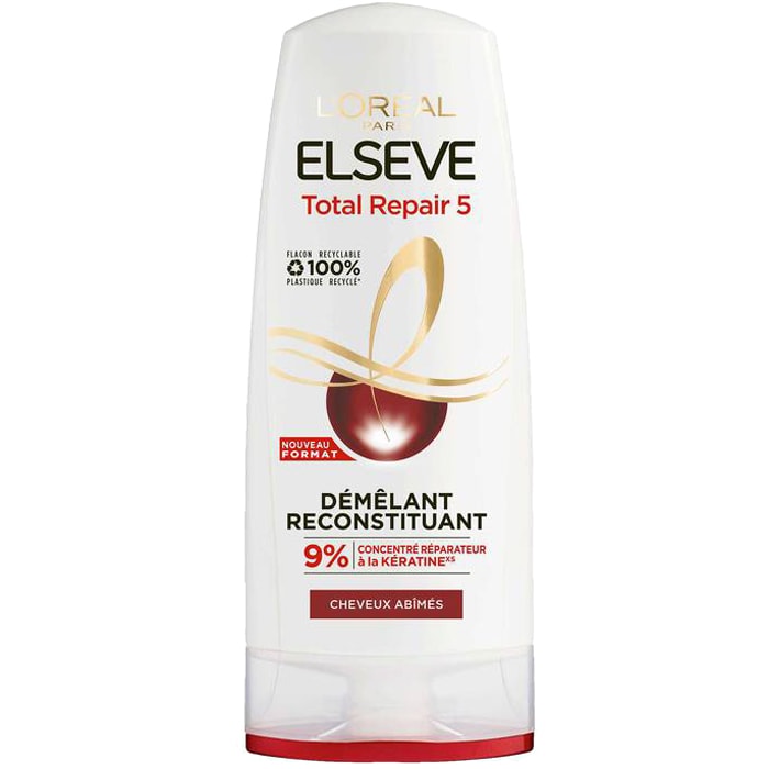 Soin démêlant reconstituant - Kératine - Cheveux abîmés - 300 ml