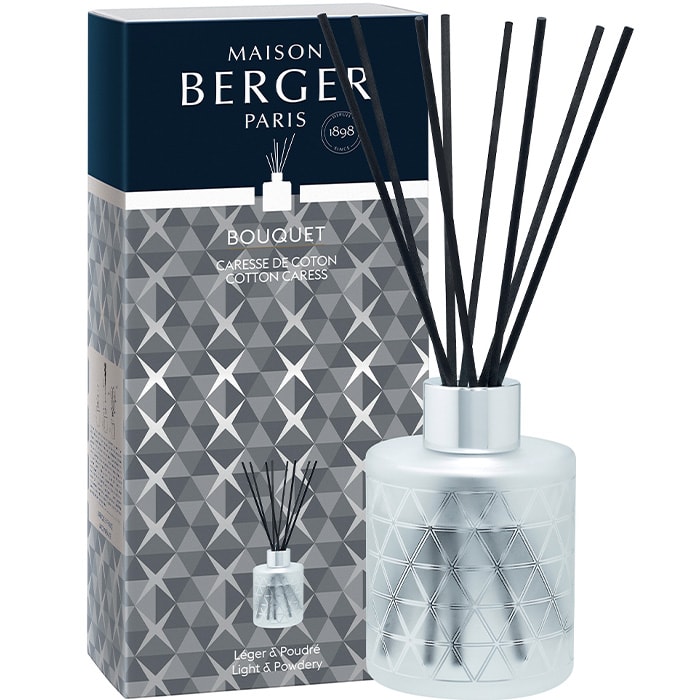 Bouquet parfumé - Géode givré - Caresse de coton - Floral - 115 ml