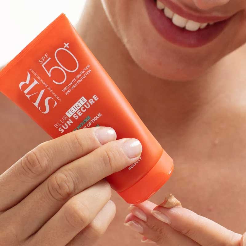 Crème solaire SPF 50 teintée - Sun Secure Blur - Peaux sensibles - 50 ml