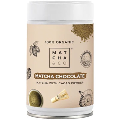 Thé matcha bio - Chocolat - 80 g 