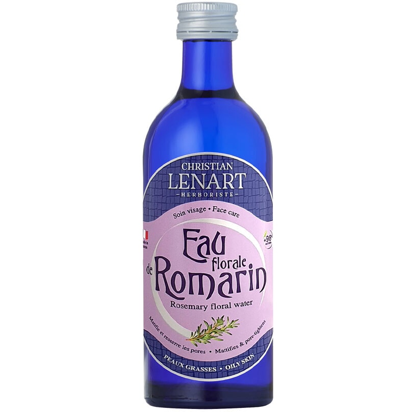 Eau florale de romarin - Peaux grasses - 200 ml