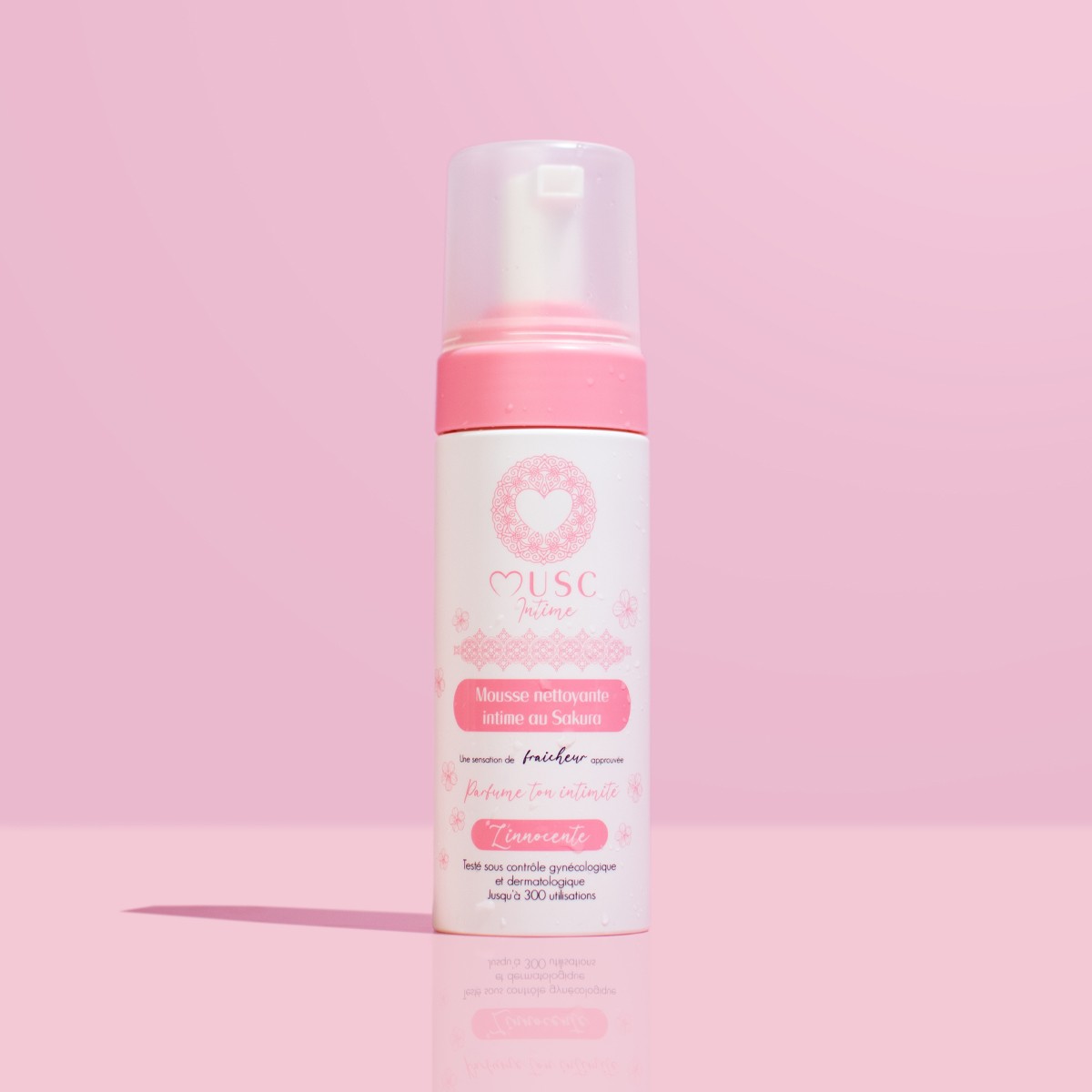 Mousse nettoyante intime - L'Innocente - Fleur de cerisier - 150 ml