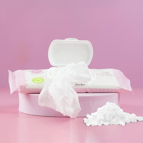 Lingettes intimes - L'Irrésistible - Musc blanc - 30 unités