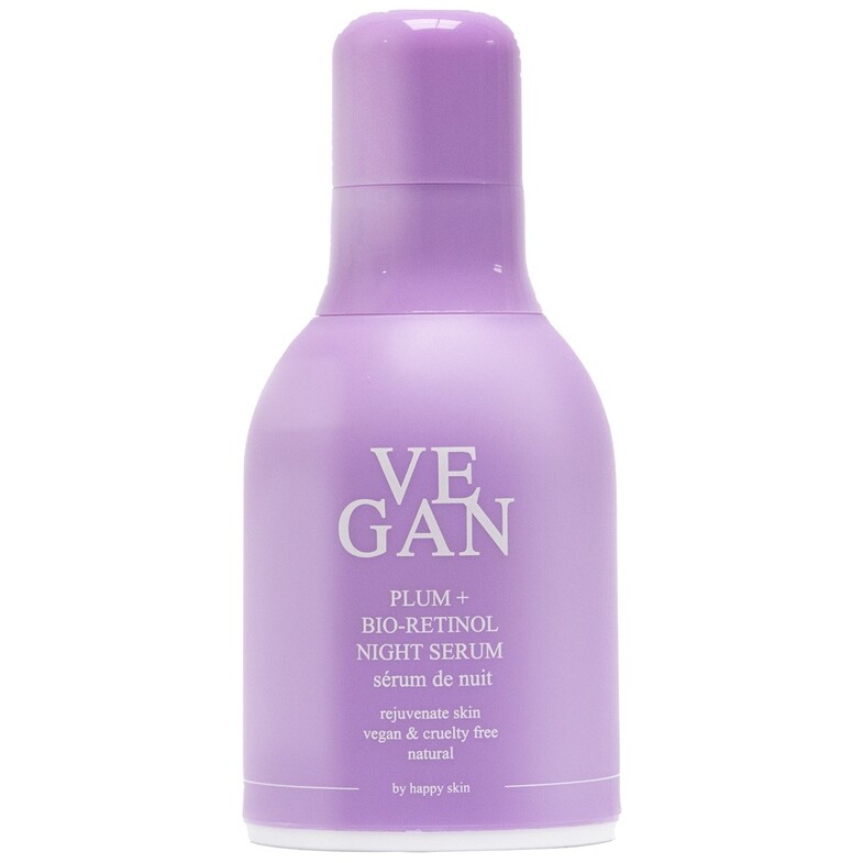 Sérum anti-âge de nuit - Prune & rétinol bio - Peaux sensibles - 30 ml