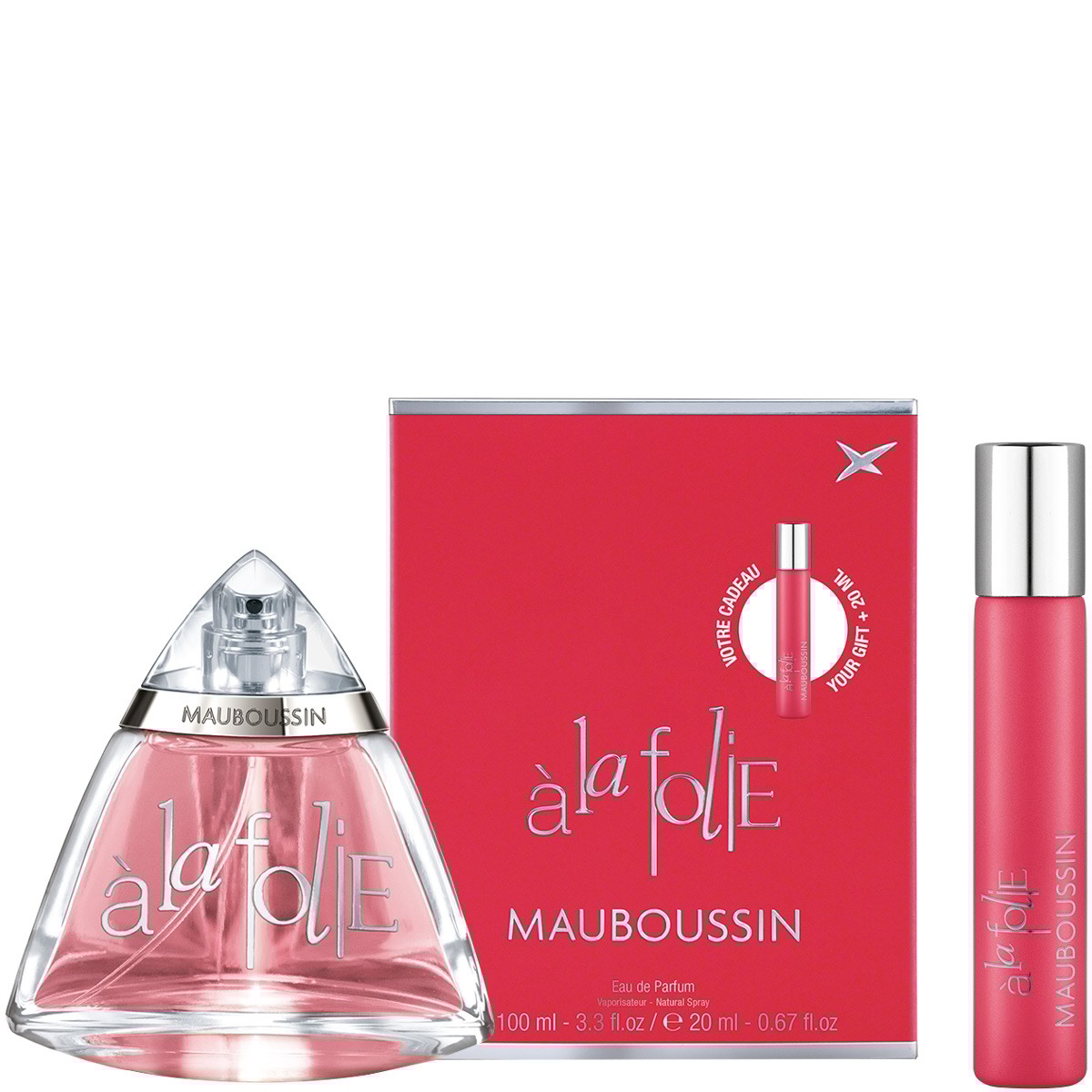 Coffret À La Folie Eau de parfum - Floral oriental - Femme - 20 & 100 ml