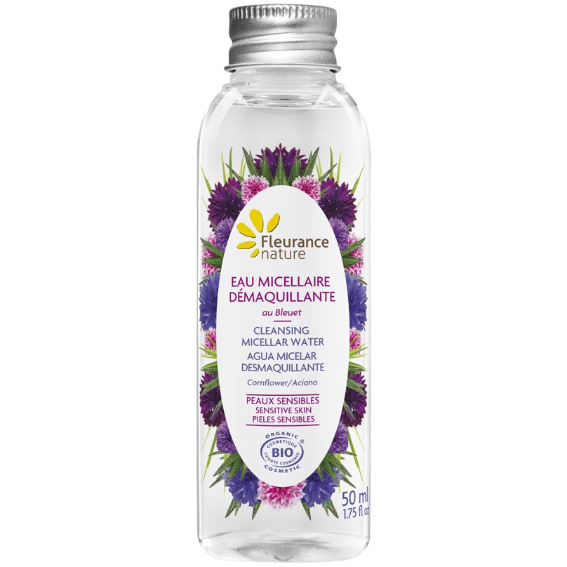 Eau micellaire démaquillante bio - Bleuet - Peaux sensibles - 50 ml