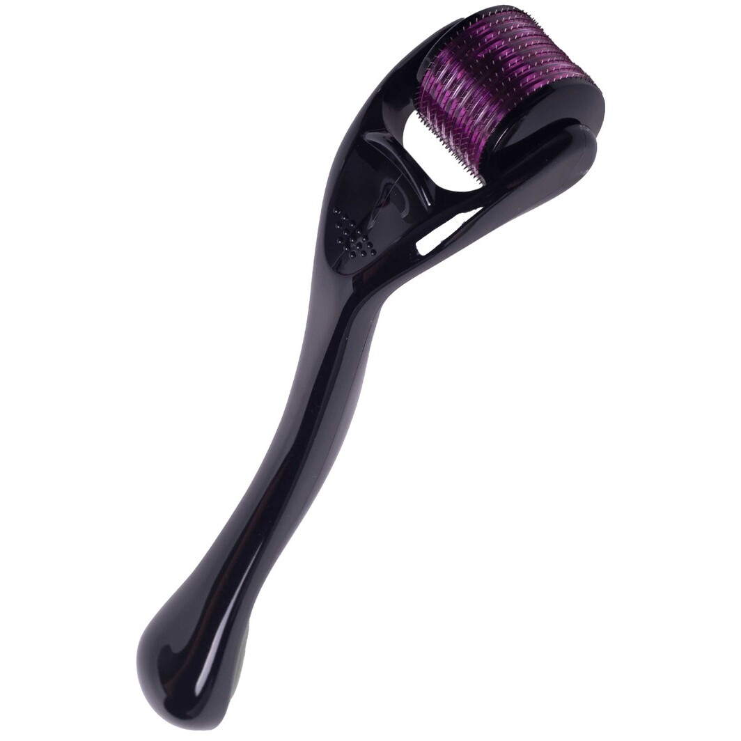 Derma-roller micro-aiguilles exfoliant - Noir - Visage
