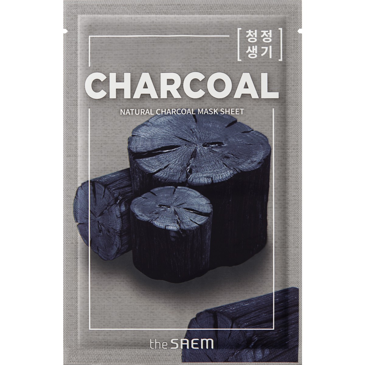 The Saem - Masque en tissu anti-impuretés - Charbon - Visage - 1 unité