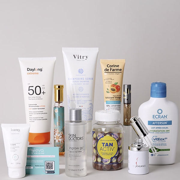 Box peau soyeuse - Visage & corps - 10 produits 