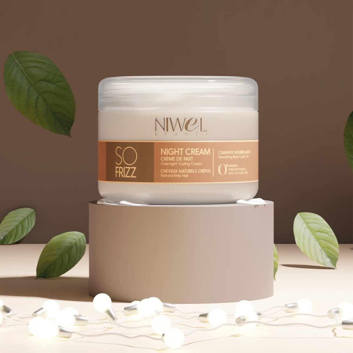 Crème de nuit nourrissante sans rinçage - Cheveux frisés & crépus - 250 ml