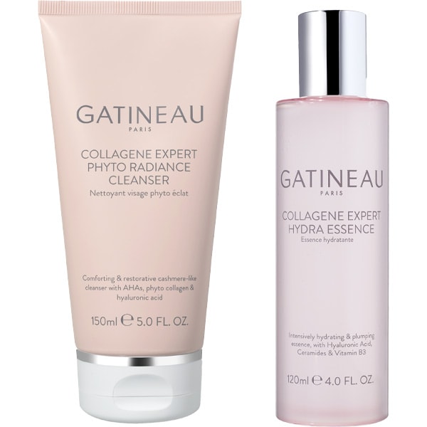  Nettoyant & lotion tonique anti-âge - Collagène & acide hyaluronique - Visage