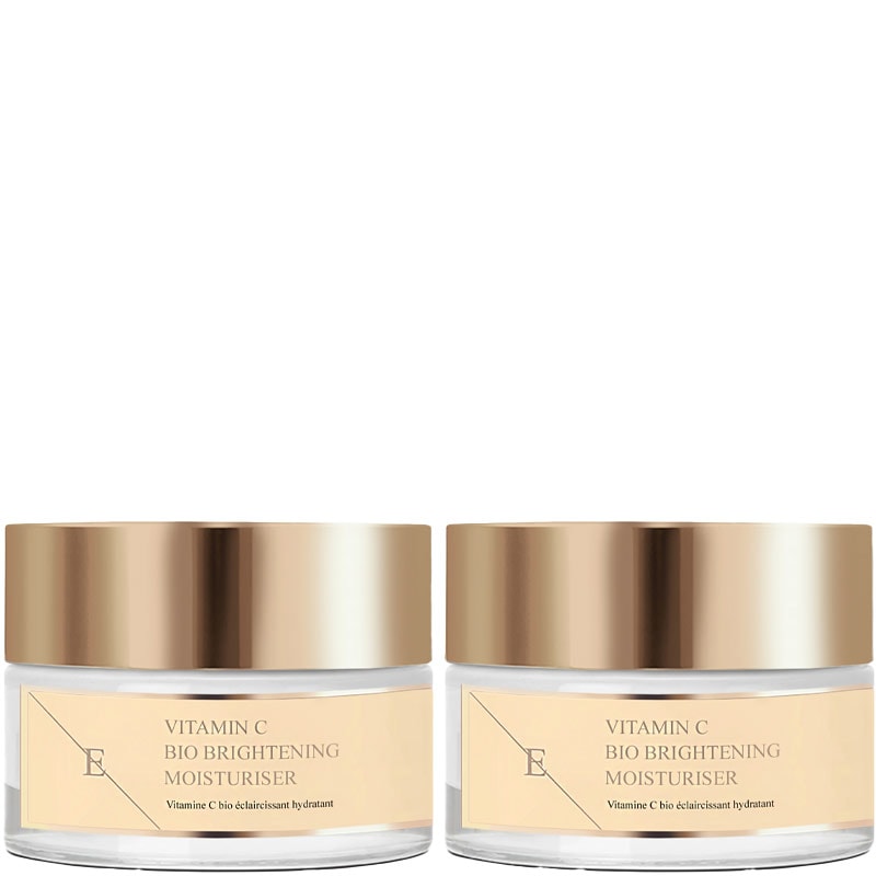 Crèmes hydratantes - Acide hyaluronique & vitamine C - Visage - 2 x 50 ml