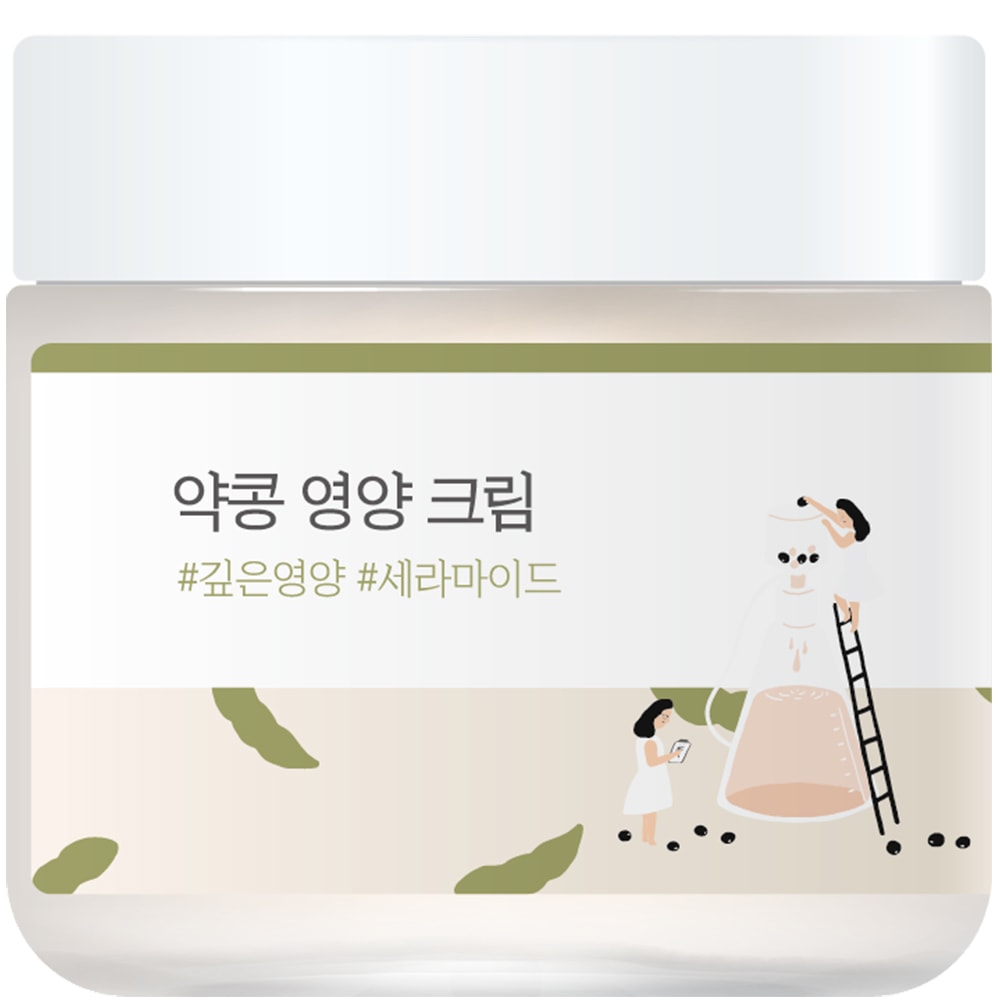 Round Lab - Crème nourrissante - Graines de soja - Peaux sèches - 80 ml