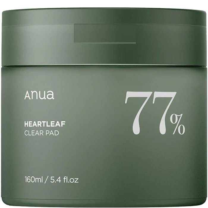 Anua - Disques purifiants - Heartleaf 77% - Peaux à tendance acnéiques - 70 unités