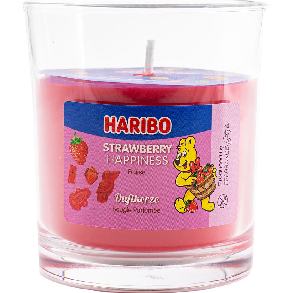Bougie parfumée - Strawberry Happiness - Cerise & pêche - 135 g
