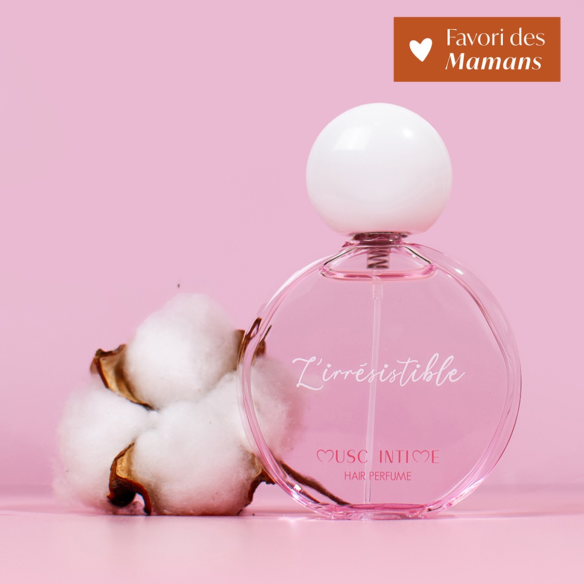 Parfum cheveux - L’Irrésistible - Musc blanc - 50 ml