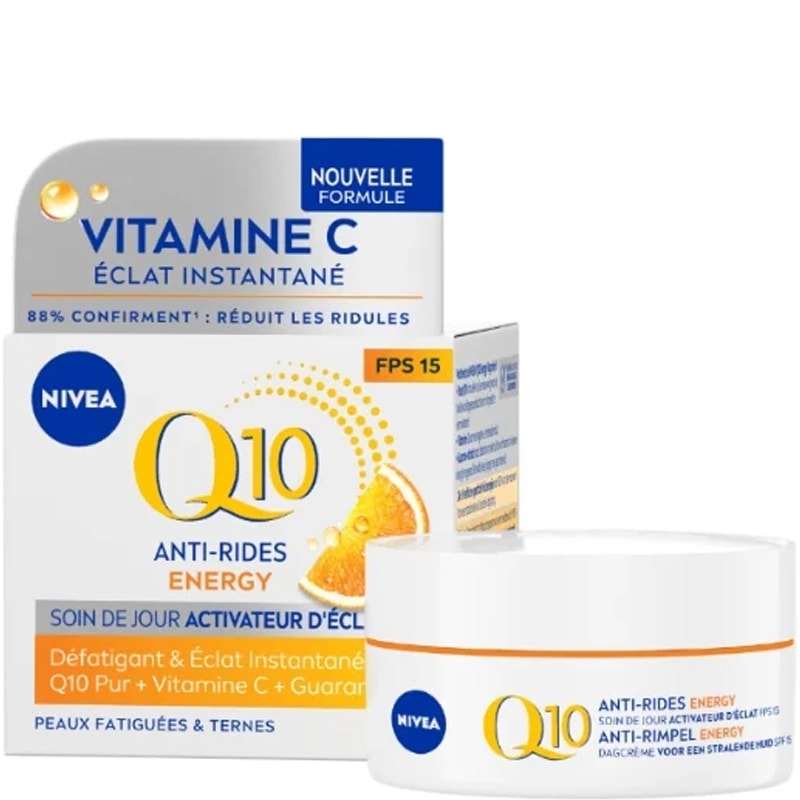 Crème hydratante raffermissante SPF15 - Q10 Energy - Peaux matures - Jour - 50 ml