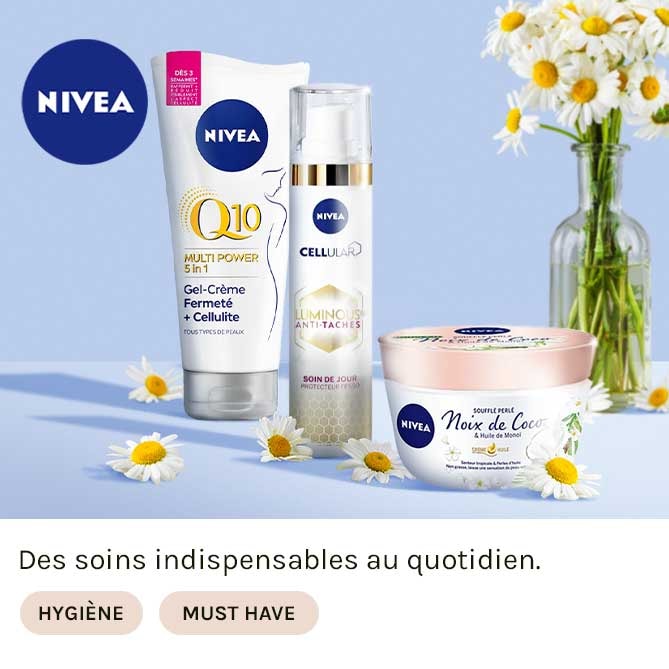 NIVEA à super prix sur BEAUTÉ PRIVÉE